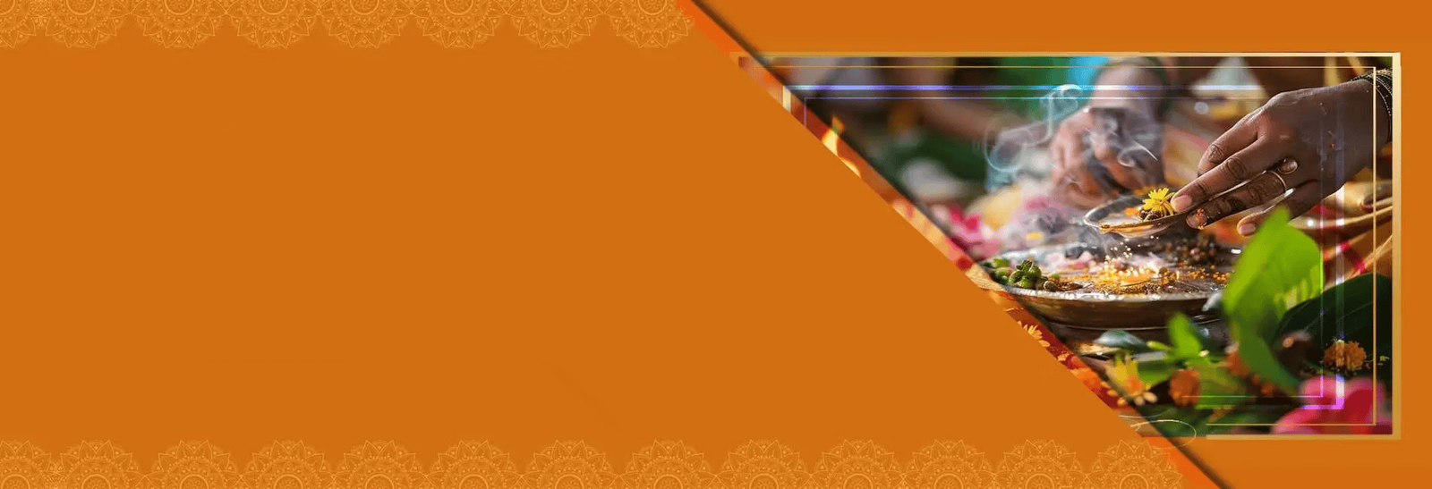 Traditional Hindu temple with astrological motifs